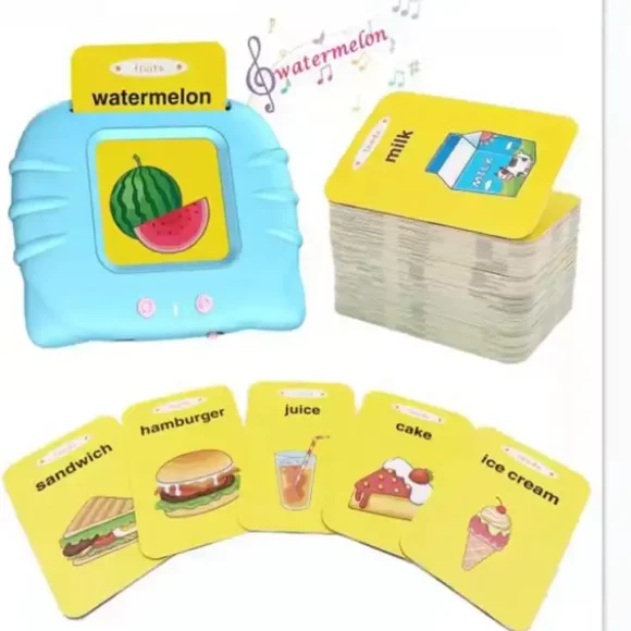 Jouets d'apprentissage préscolaire cartes Flash jeu de lecture double face